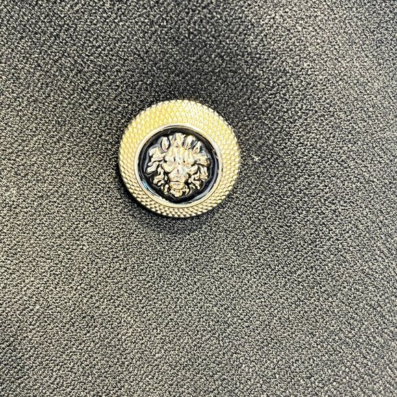 Zara black double breasted lion buttons blazer - Picture 5 of 6